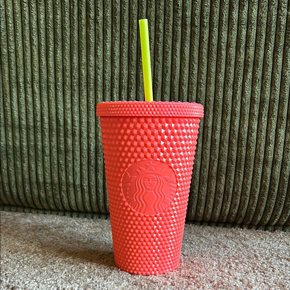 Starbucks Dragonfruit Pink Studded Tumbler